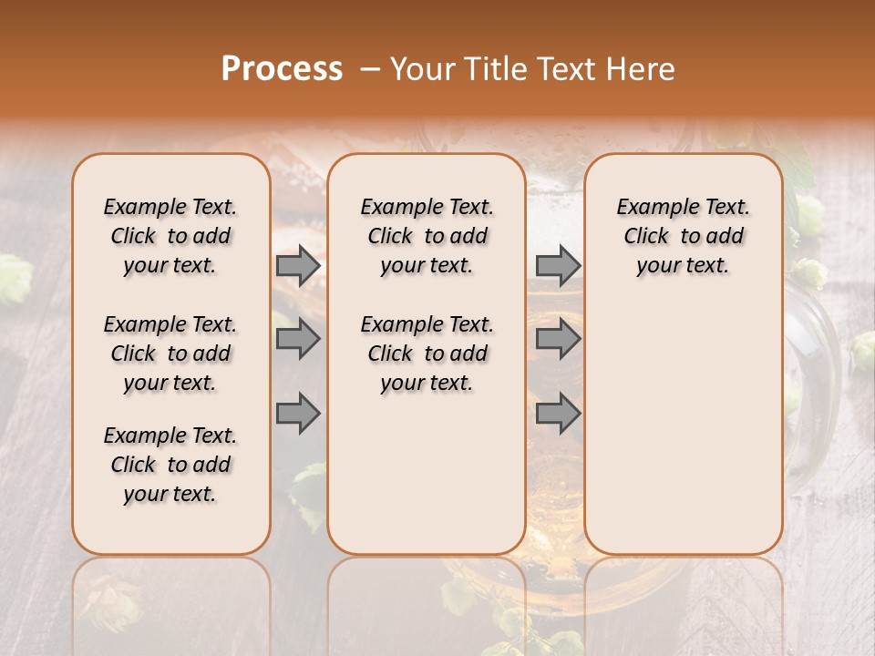 Liquid Beer Refreshment PowerPoint Template