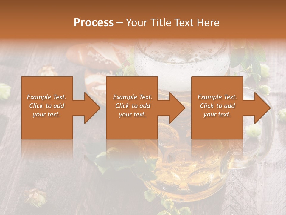Liquid Beer Refreshment PowerPoint Template
