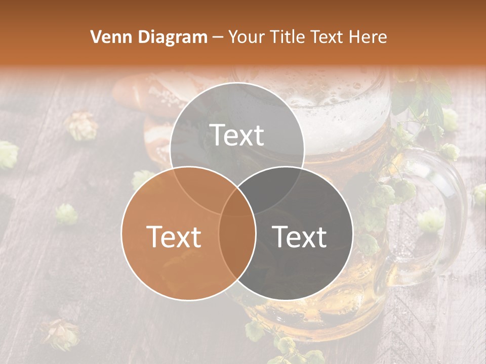 Liquid Beer Refreshment PowerPoint Template