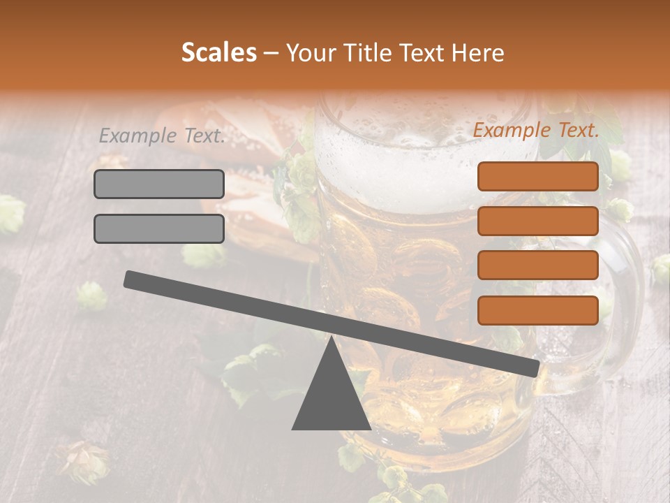 Liquid Beer Refreshment PowerPoint Template