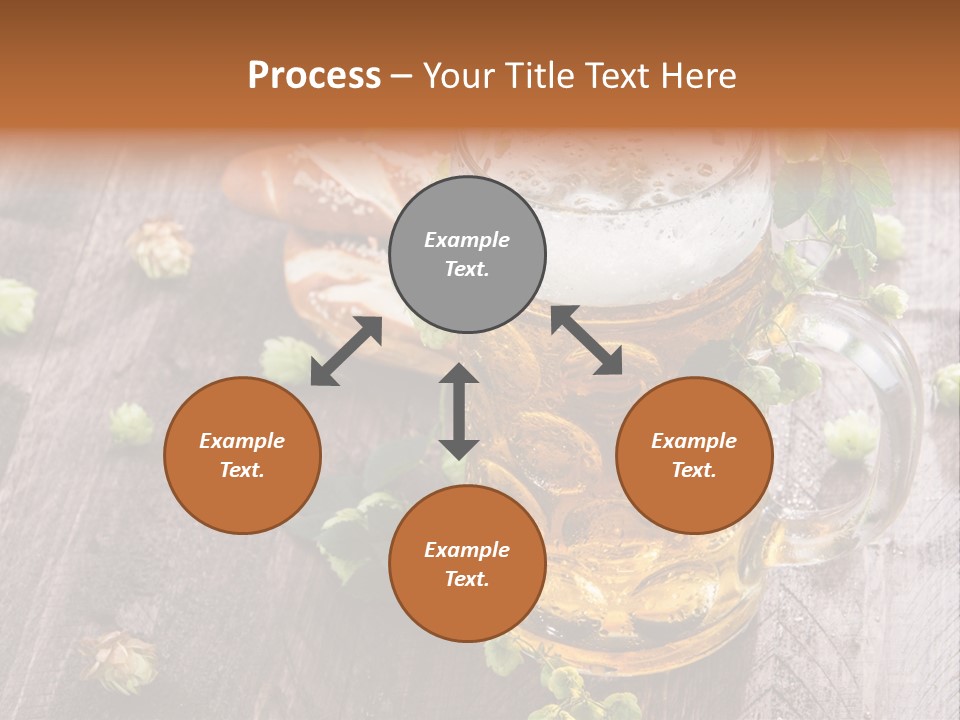 Liquid Beer Refreshment PowerPoint Template