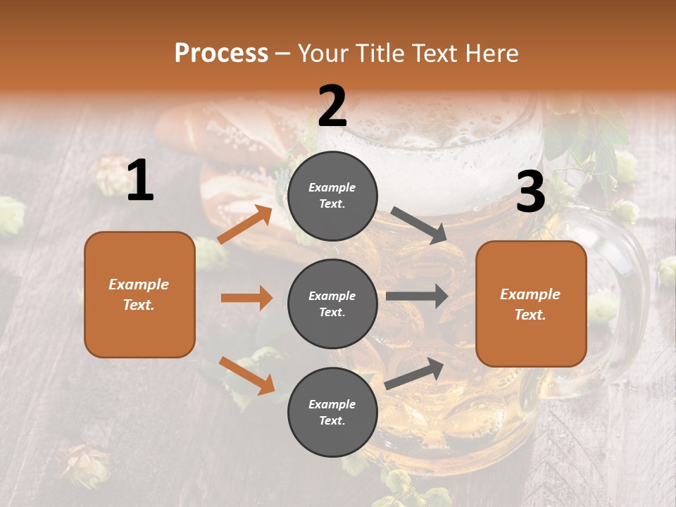 Liquid Beer Refreshment PowerPoint Template