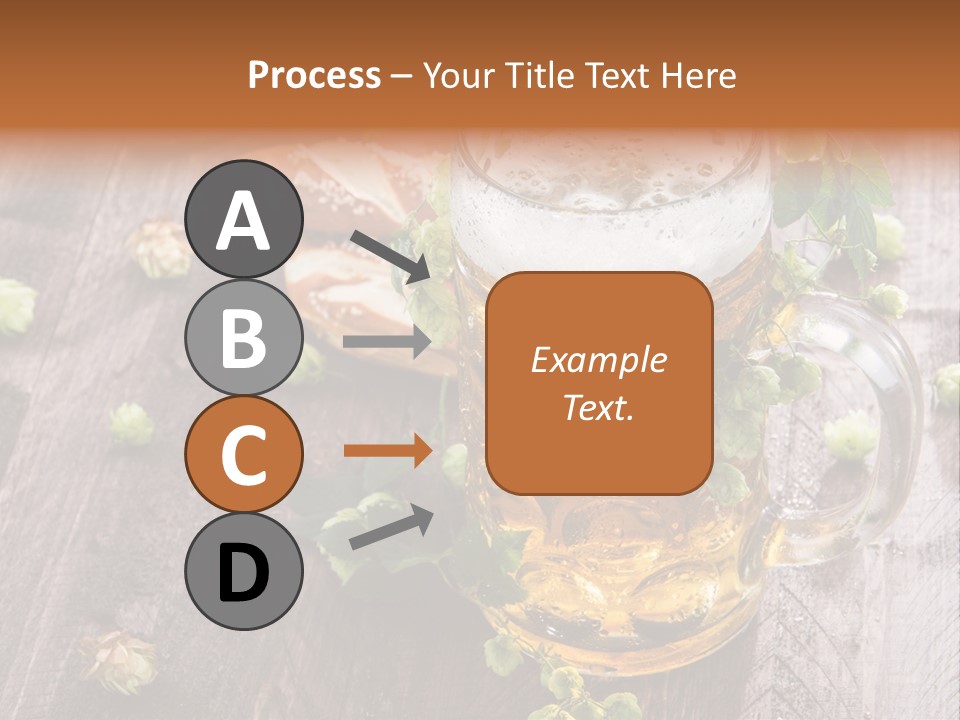 Liquid Beer Refreshment PowerPoint Template