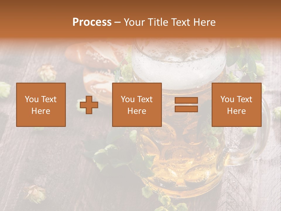 Liquid Beer Refreshment PowerPoint Template