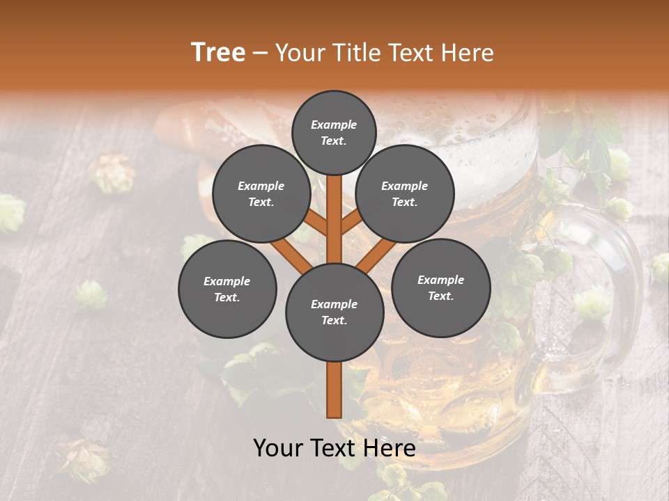 Liquid Beer Refreshment PowerPoint Template