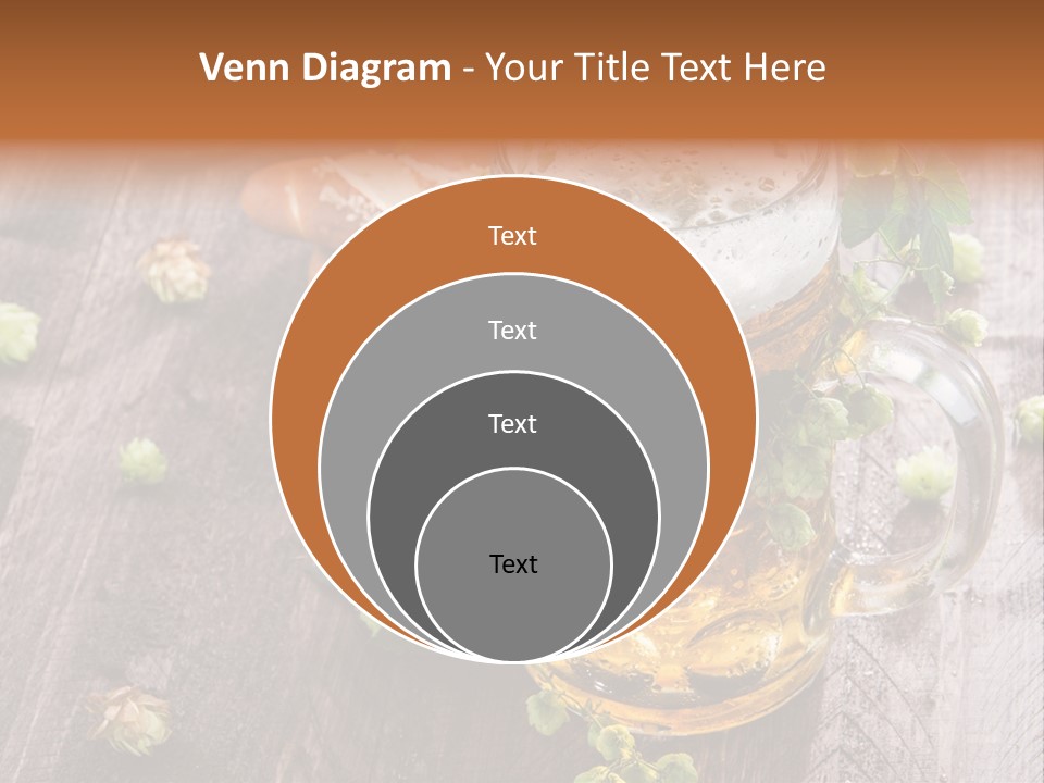 Liquid Beer Refreshment PowerPoint Template