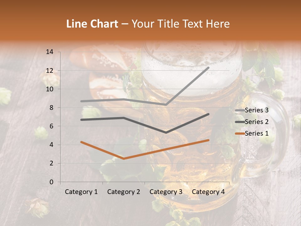Liquid Beer Refreshment PowerPoint Template