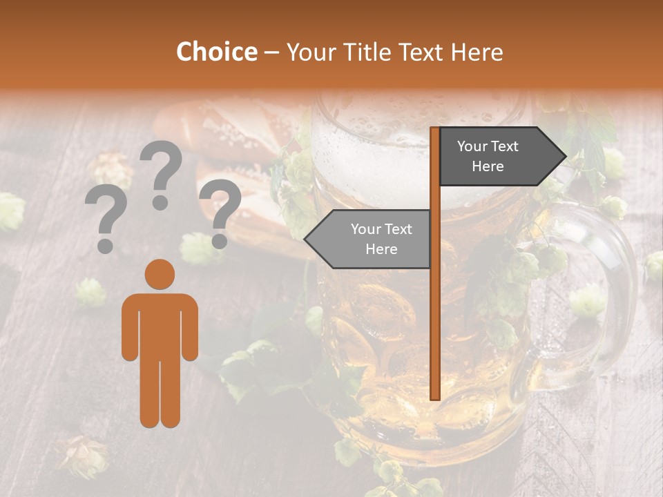 Liquid Beer Refreshment PowerPoint Template