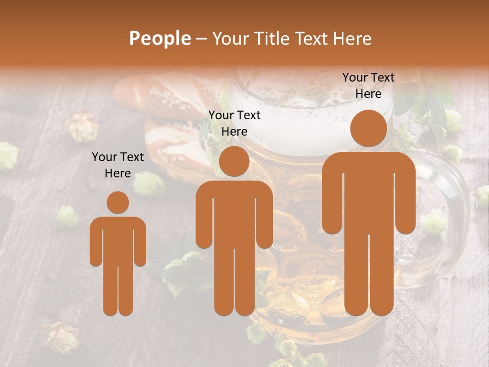 Liquid Beer Refreshment PowerPoint Template