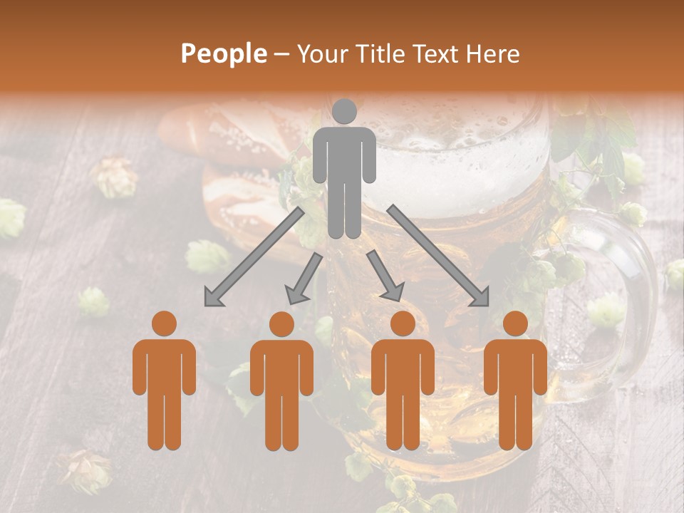 Liquid Beer Refreshment PowerPoint Template