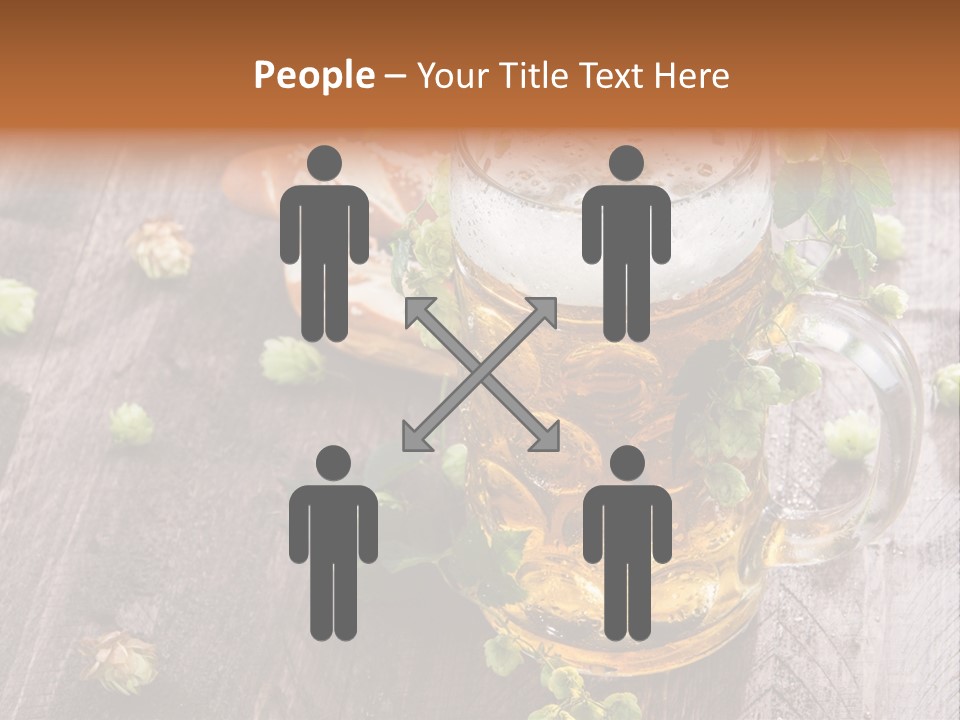 Liquid Beer Refreshment PowerPoint Template