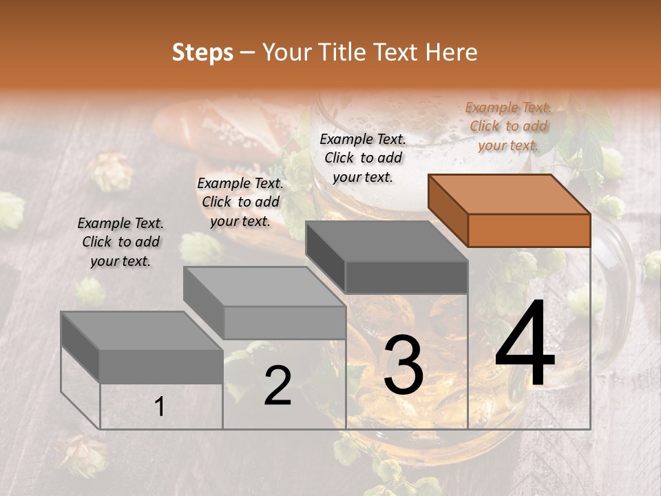 Liquid Beer Refreshment PowerPoint Template