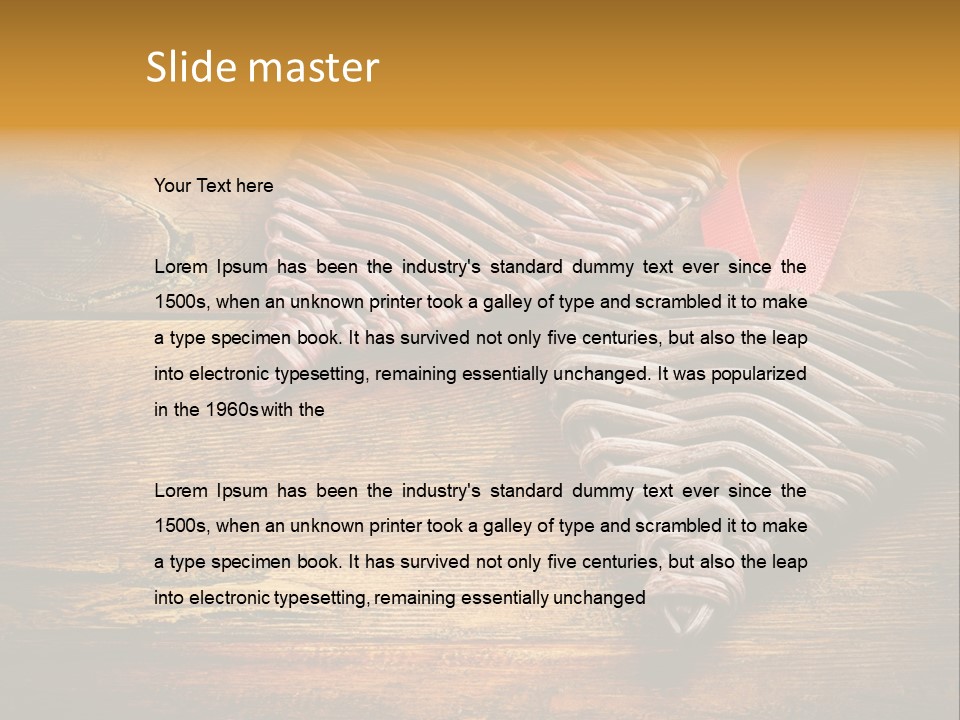 Romance Closeup Space PowerPoint Template