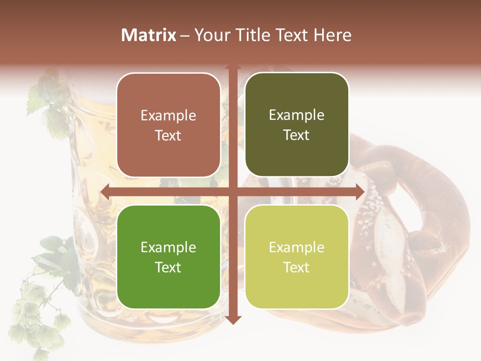 Bar Flavor Isolated On White PowerPoint Template