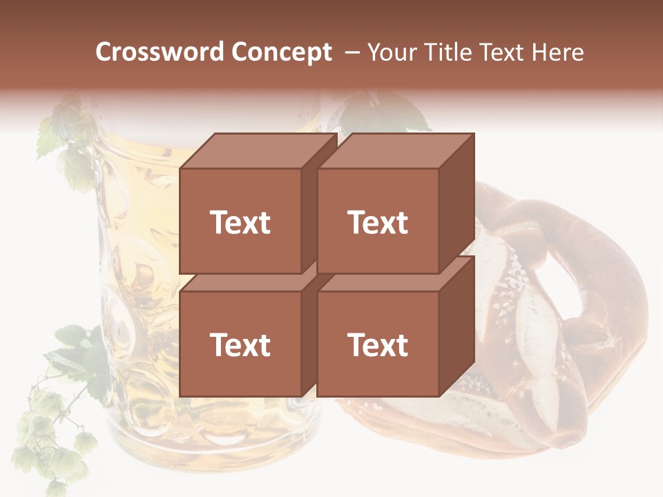 Bar Flavor Isolated On White PowerPoint Template