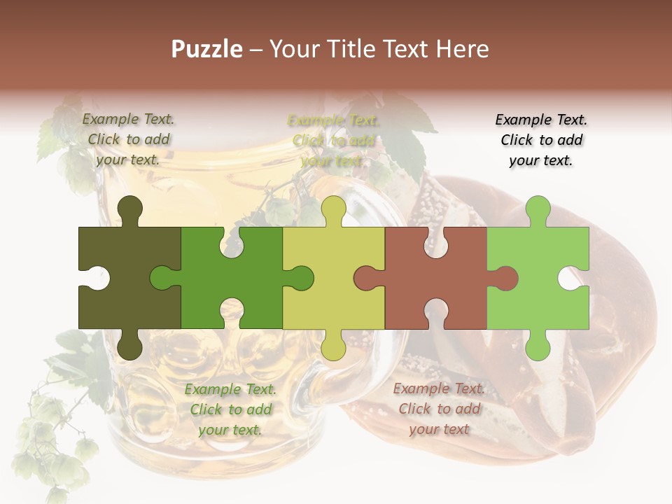 Bar Flavor Isolated On White PowerPoint Template