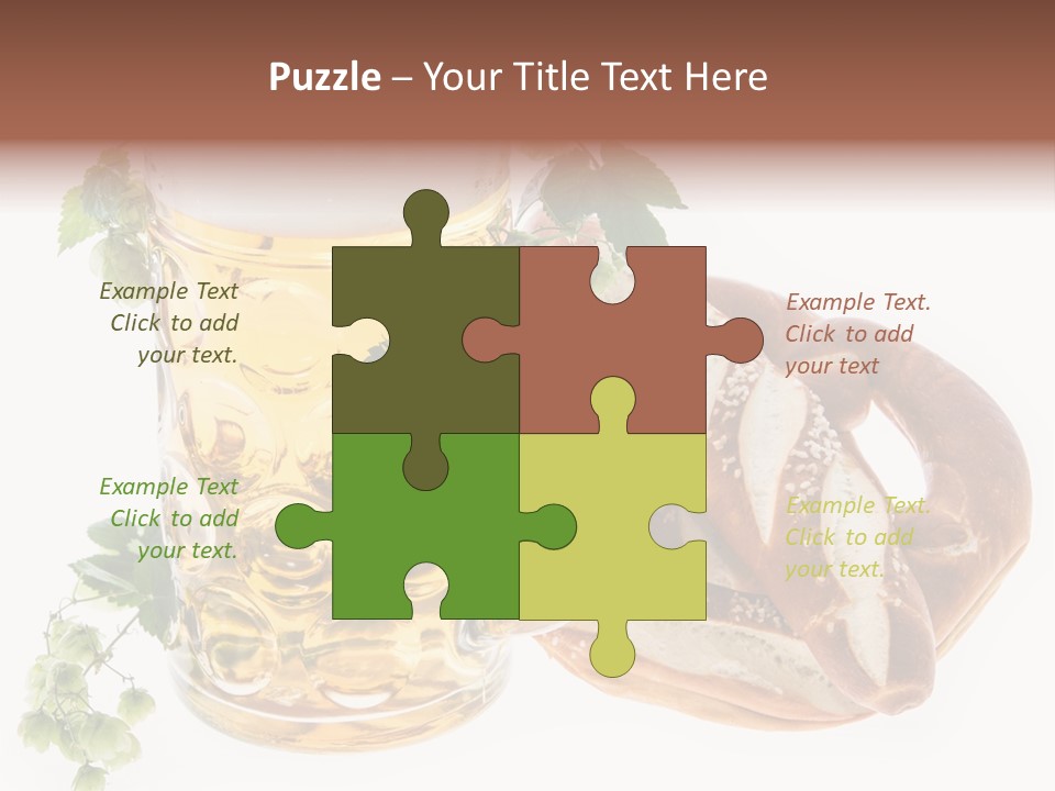 Bar Flavor Isolated On White PowerPoint Template