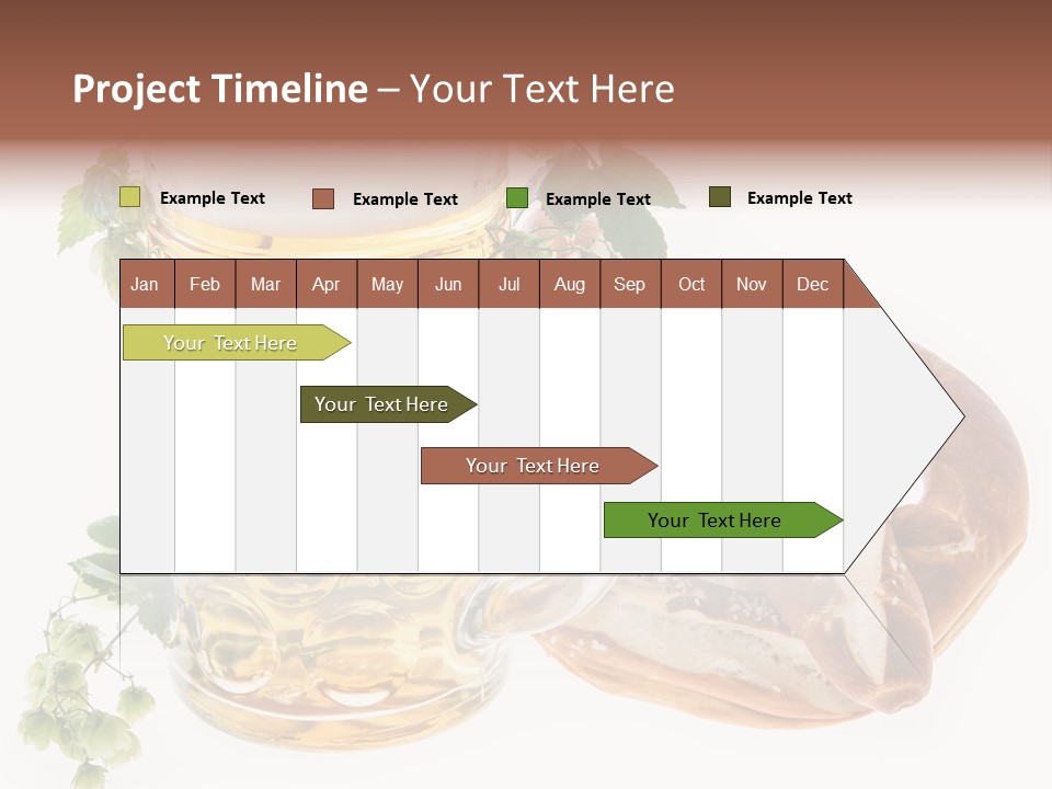 Bar Flavor Isolated On White PowerPoint Template
