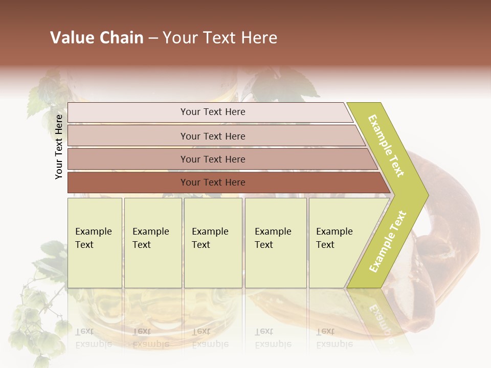 Bar Flavor Isolated On White PowerPoint Template