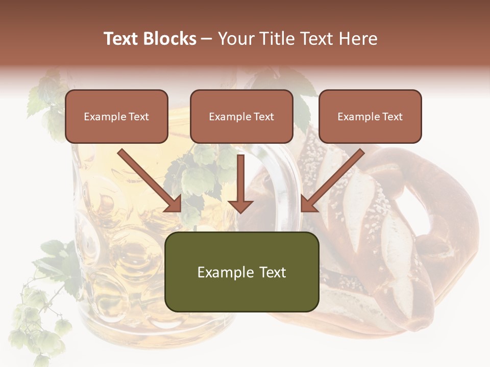 Bar Flavor Isolated On White PowerPoint Template