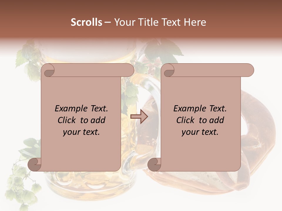 Bar Flavor Isolated On White PowerPoint Template