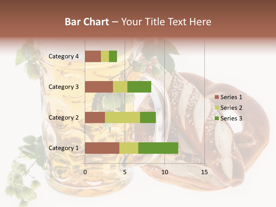 Bar Flavor Isolated On White PowerPoint Template
