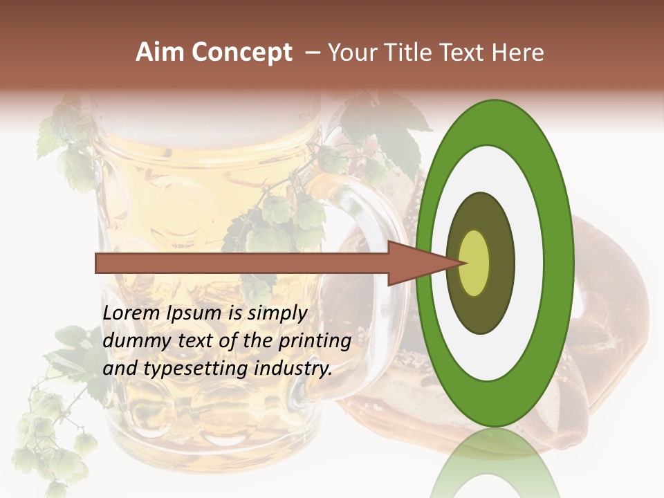 Bar Flavor Isolated On White PowerPoint Template