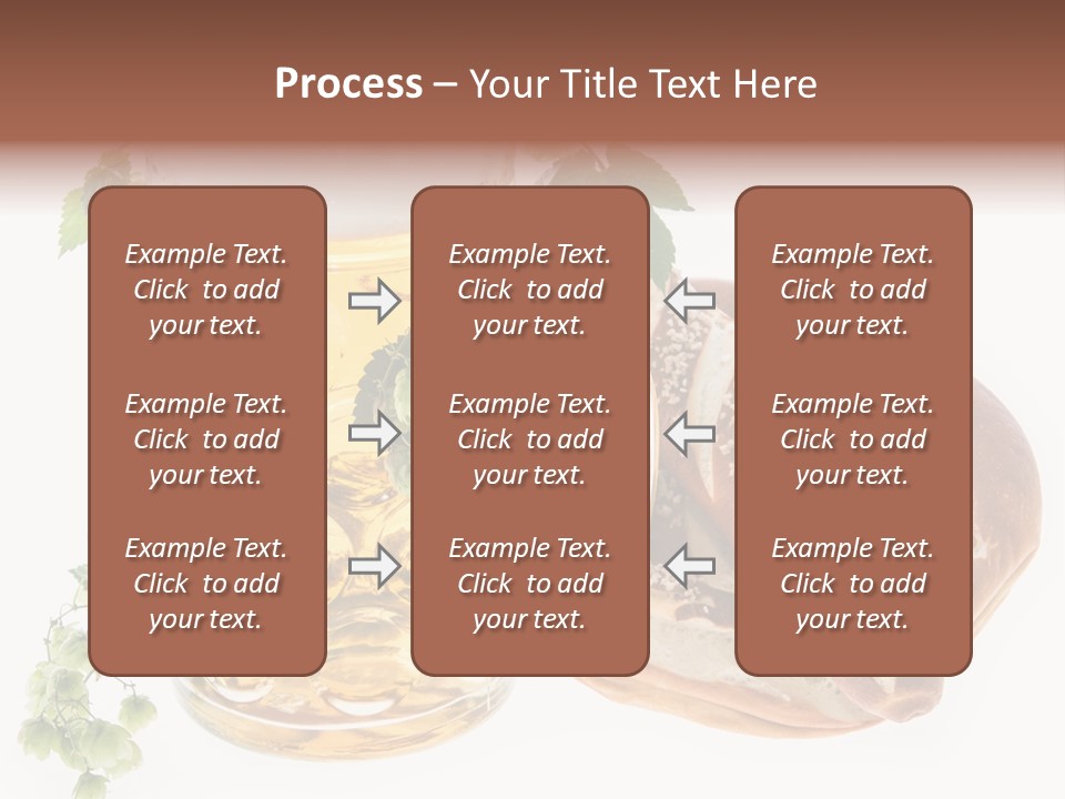 Bar Flavor Isolated On White PowerPoint Template