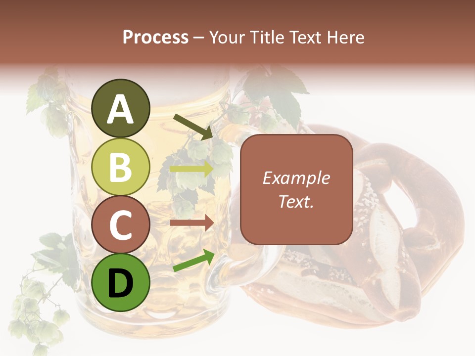 Bar Flavor Isolated On White PowerPoint Template