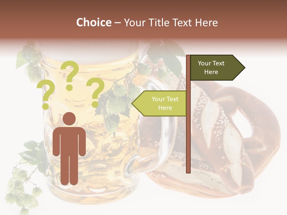 Bar Flavor Isolated On White PowerPoint Template