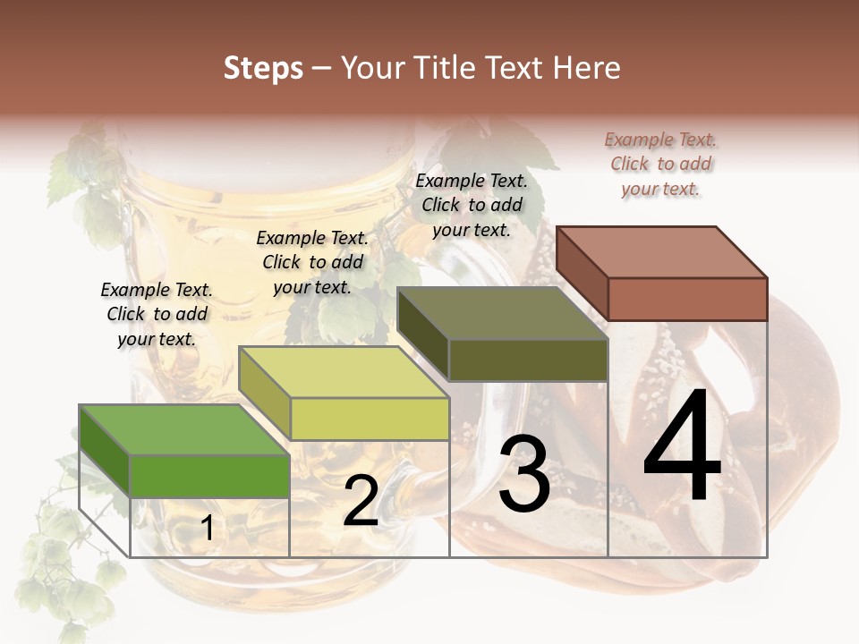 Bar Flavor Isolated On White PowerPoint Template