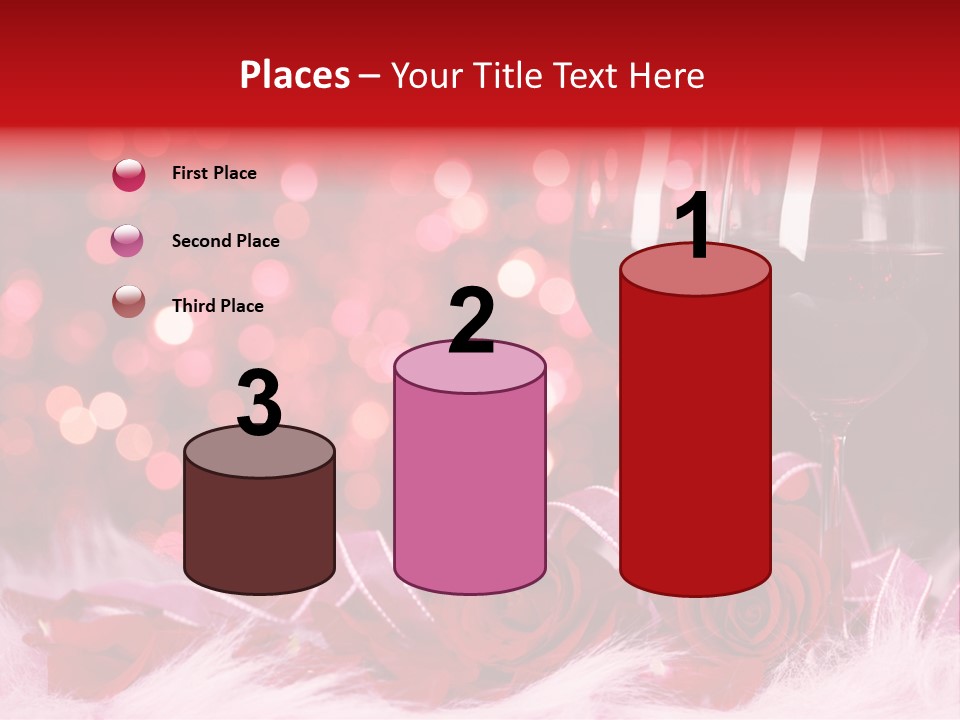 Valentine Anniversary Drink PowerPoint Template