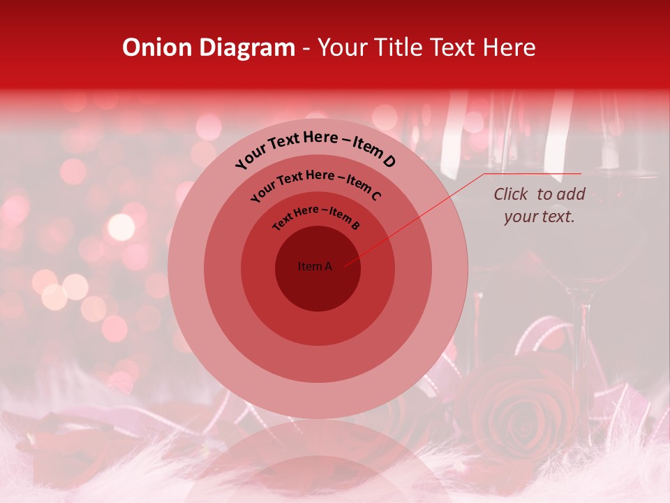 Valentine Anniversary Drink PowerPoint Template