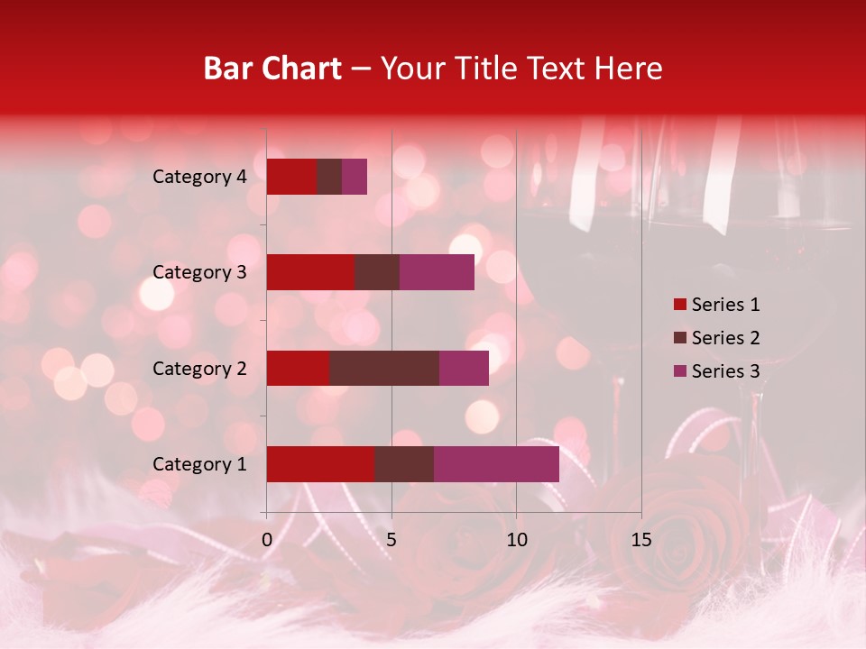 Valentine Anniversary Drink PowerPoint Template