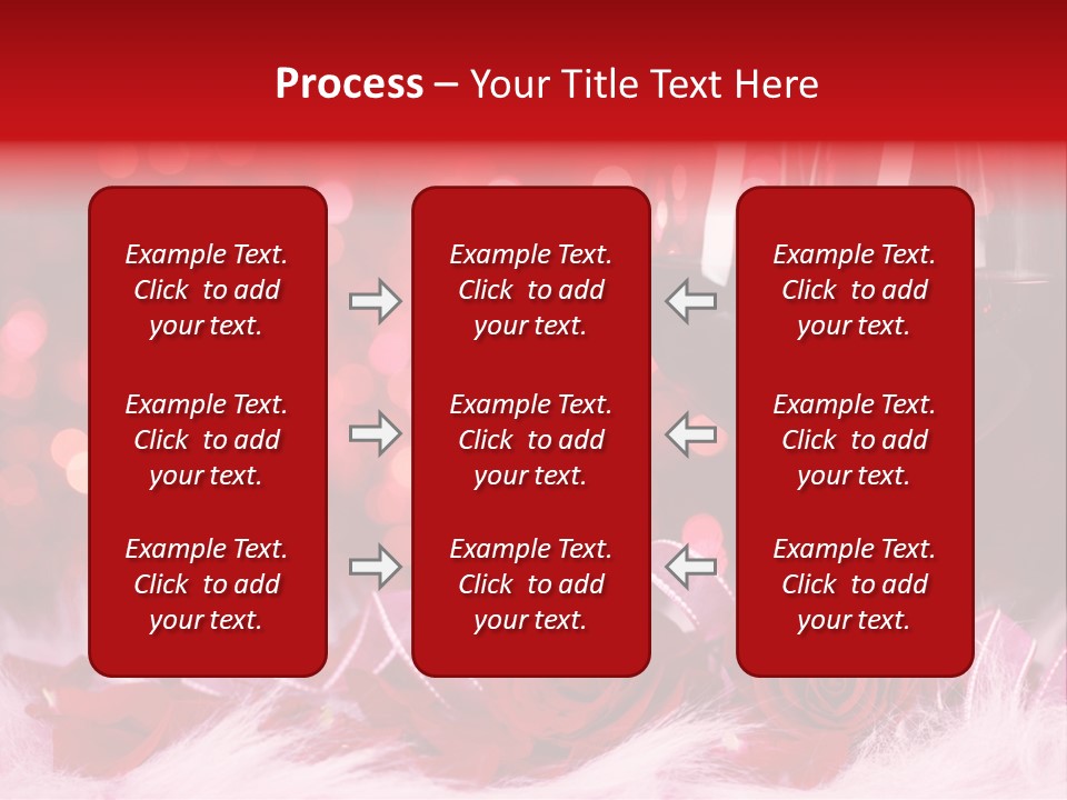 Valentine Anniversary Drink PowerPoint Template