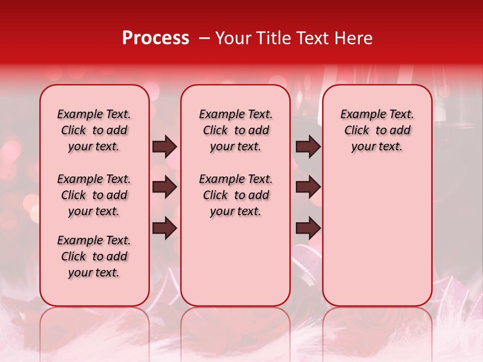 Valentine Anniversary Drink PowerPoint Template