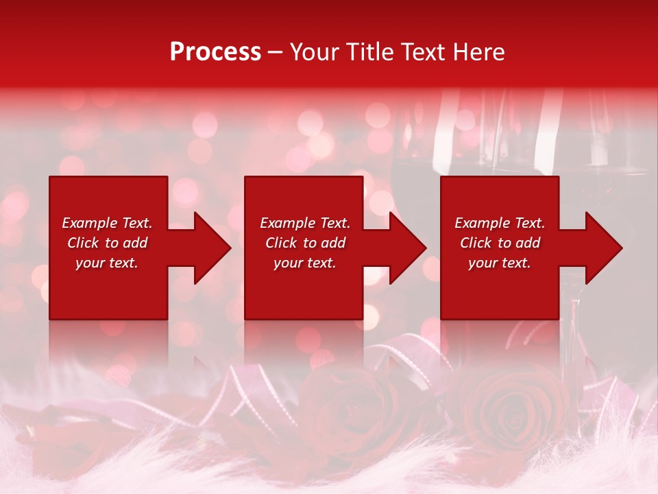Valentine Anniversary Drink PowerPoint Template