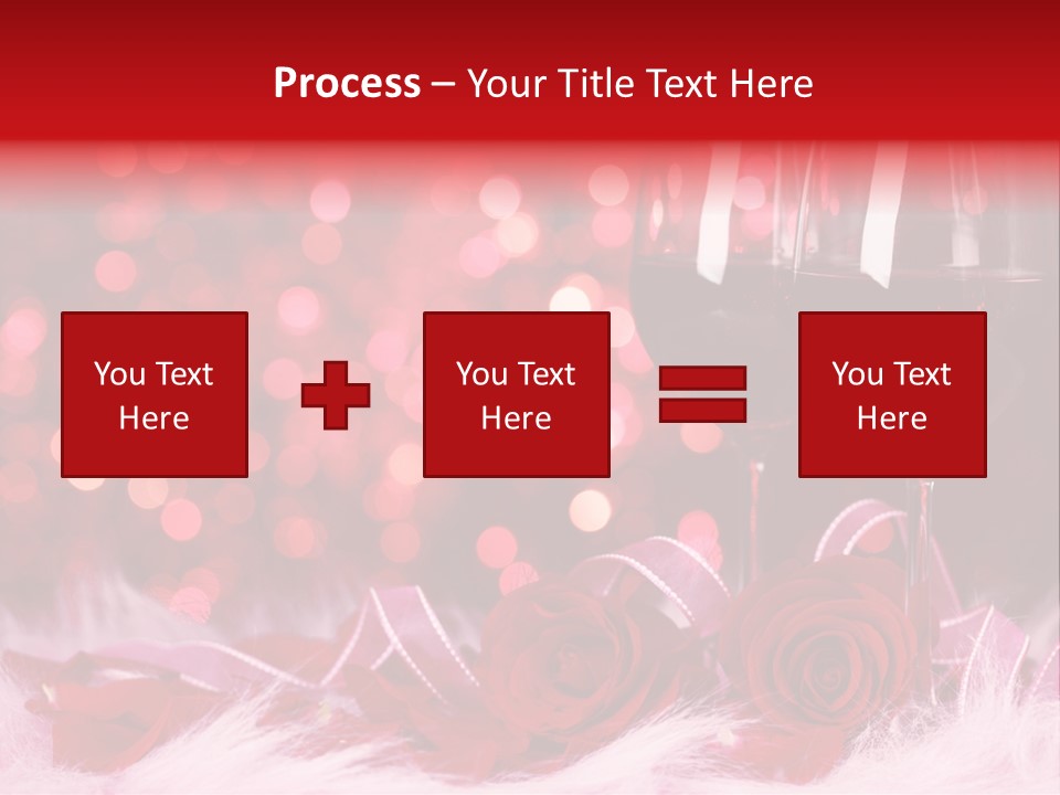 Valentine Anniversary Drink PowerPoint Template