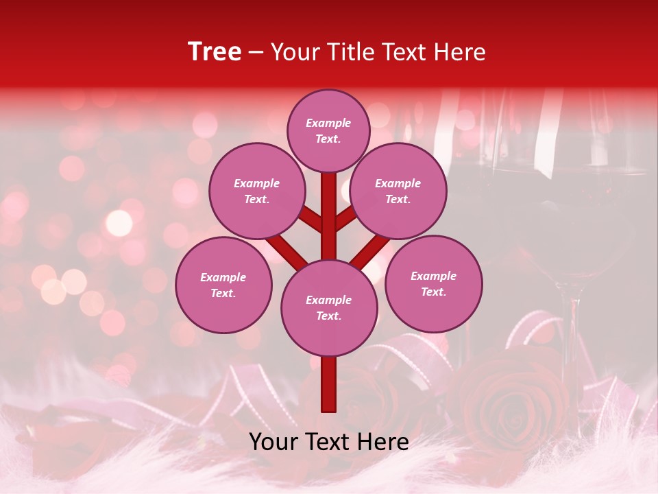 Valentine Anniversary Drink PowerPoint Template