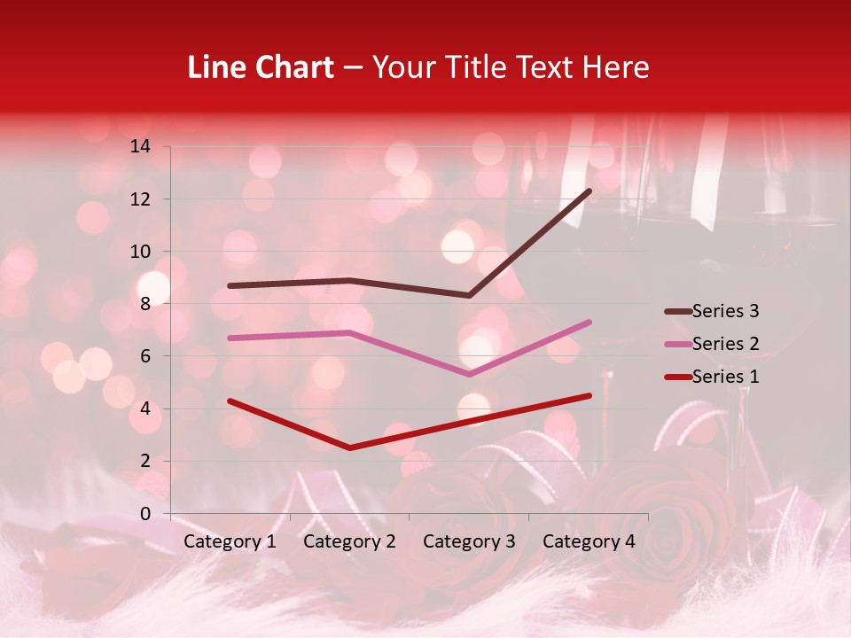 Valentine Anniversary Drink PowerPoint Template