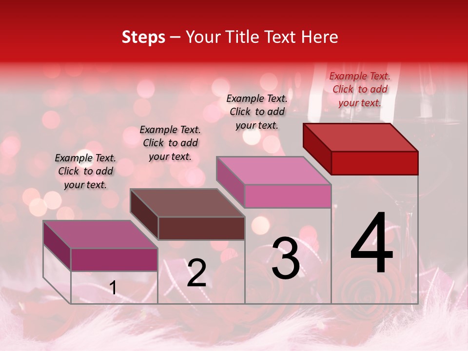 Valentine Anniversary Drink PowerPoint Template