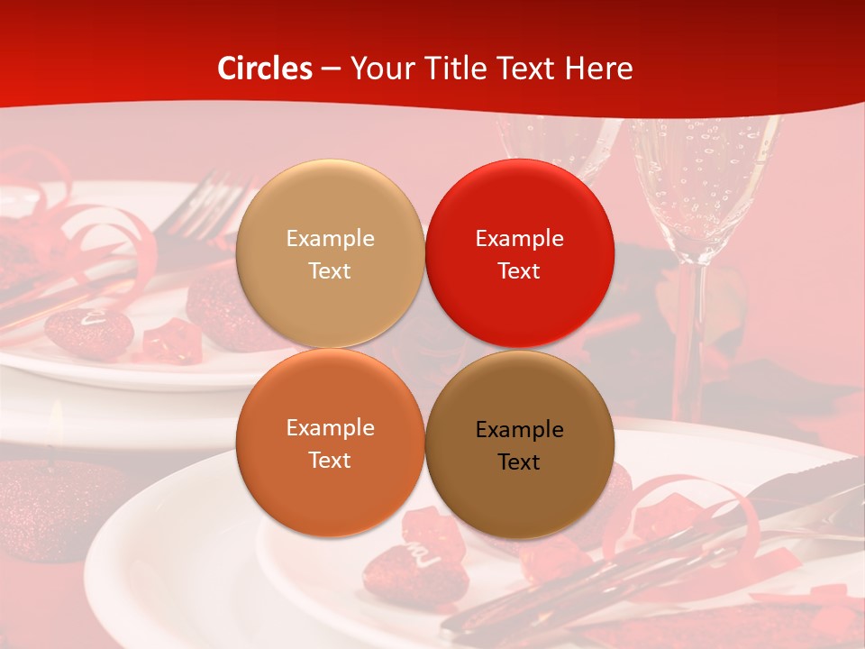 Beautiful Plate Party PowerPoint Template
