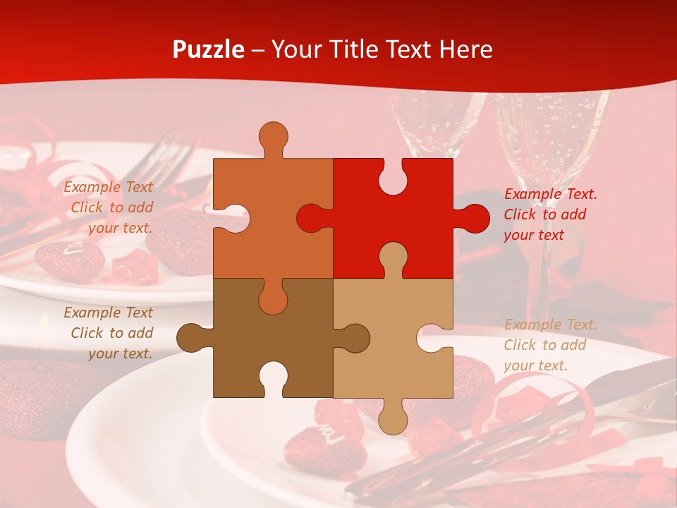 Beautiful Plate Party PowerPoint Template