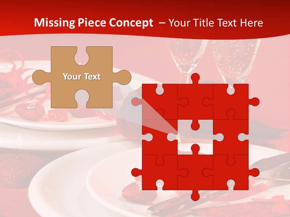 Beautiful Plate Party PowerPoint Template