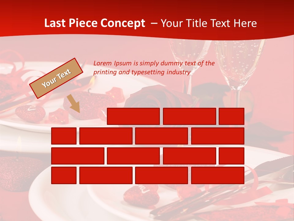 Beautiful Plate Party PowerPoint Template