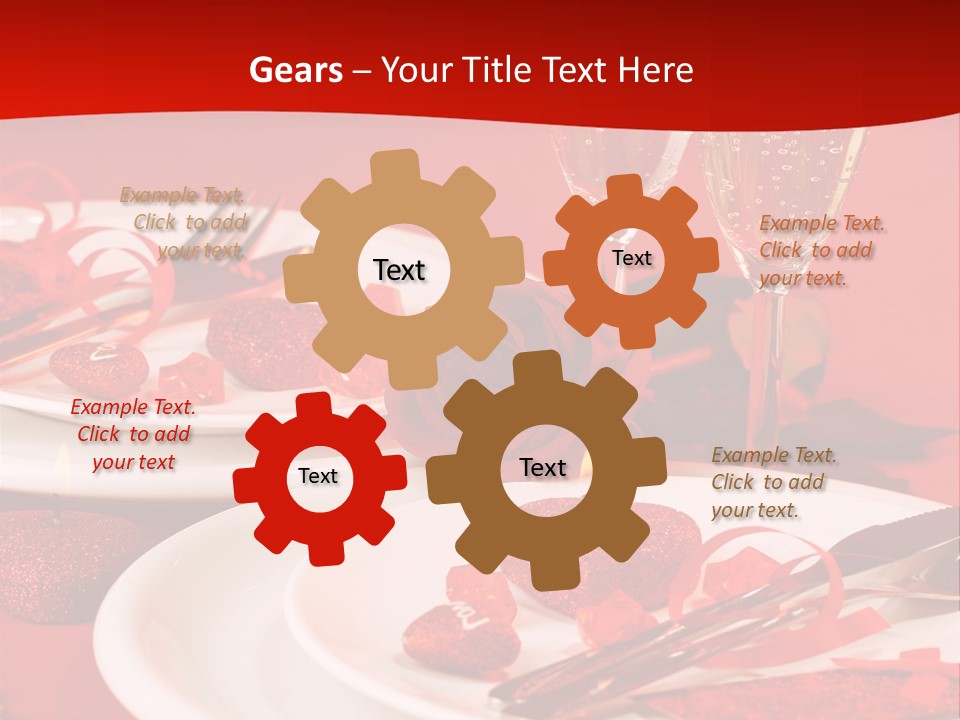 Beautiful Plate Party PowerPoint Template