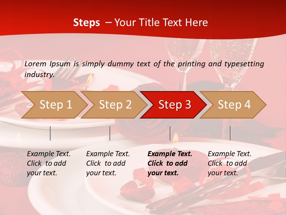 Beautiful Plate Party PowerPoint Template