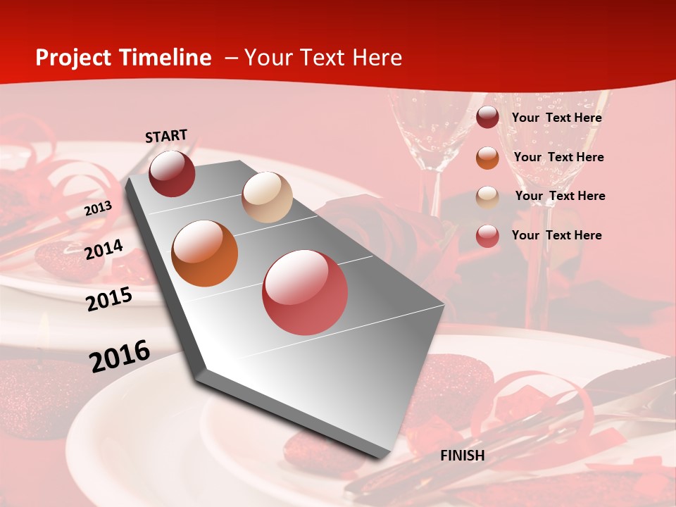 Beautiful Plate Party PowerPoint Template
