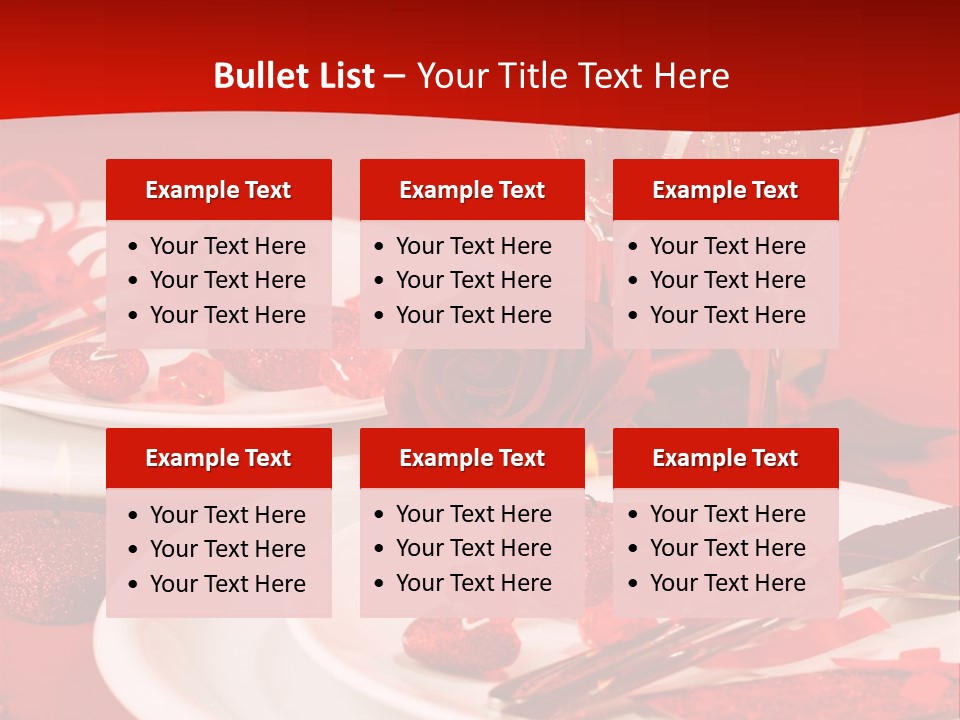 Beautiful Plate Party PowerPoint Template