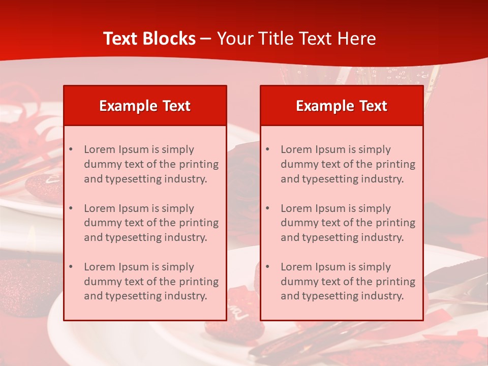 Beautiful Plate Party PowerPoint Template